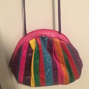 Vintage 1980s mosaic purse